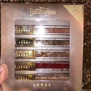 Beauty and the beast lip gloss collection.